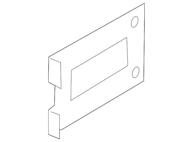 96130-3E020 Деталь AM/FM CD SIDE BRACKET, RIGHT