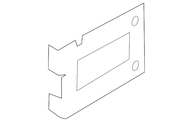 96130-3E030 Деталь AM/FM CD SIDE BRACKET, LEFT