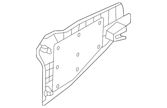 84680-4Z000-NBC Деталь FRONT COVER, LEFT