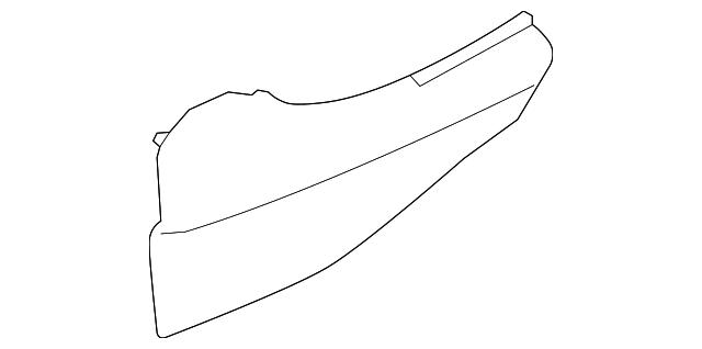 84685-4Z000-NBC Деталь FRONT COVER, RIGHT