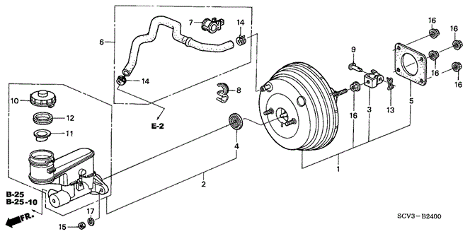 ELEMENT BRAKE MASTER CYLINDER  - MASTER POWER