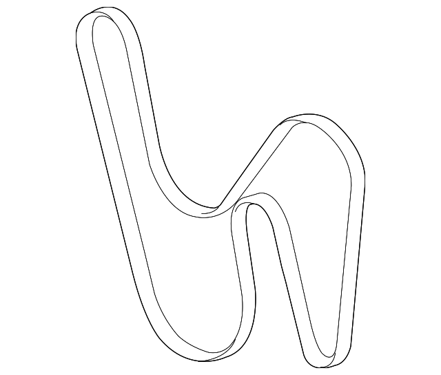 12639280 Деталь SERPENTINE BELT