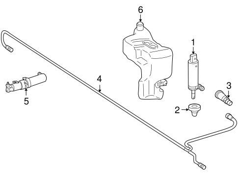 CL600 HEADLAMP WASHERS / WIPERS