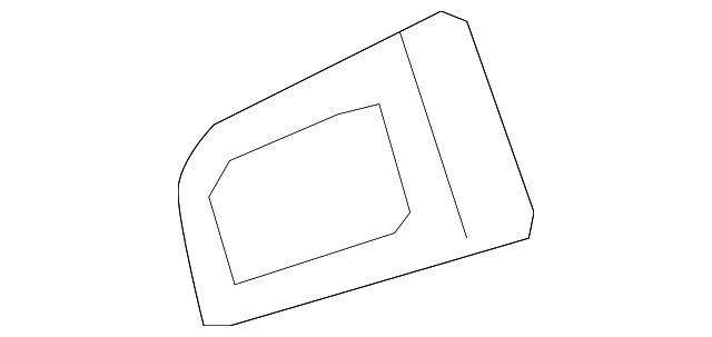 25807743 Деталь TRIM PLATE, LEFT