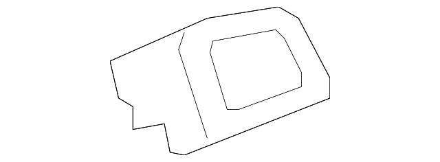 25807742 Деталь TRIM PLATE, RIGHT