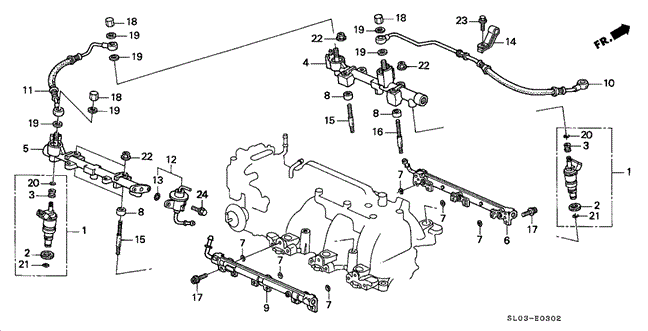 NSX FUEL INJECTOR (2)