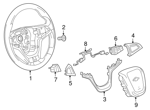 Caprice STEERING WHEEL & TRIM