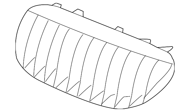 51-13-7-077-931 Деталь GRILLE, LEFT