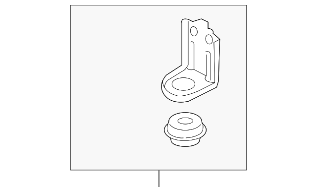 25333-B2000 Деталь UPPER BRACKET, LEFT