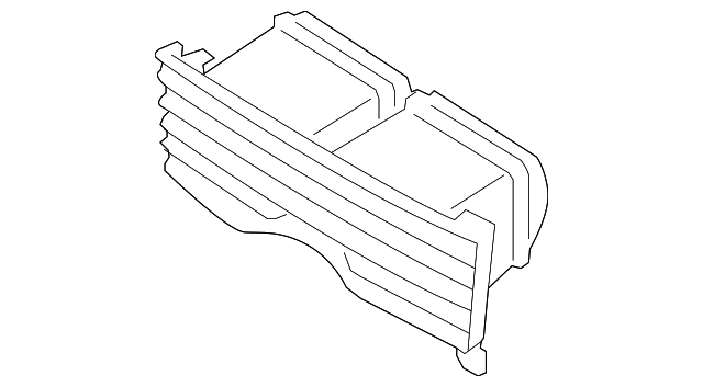 F151-64-930B Деталь CENTER GRILLE
