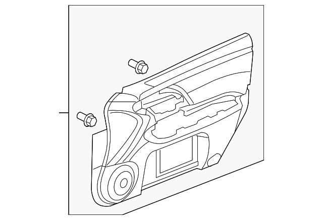 83501-SJA-A03ZE Деталь LINING, R. FR. DOOR (LOWER) (TYPEB)