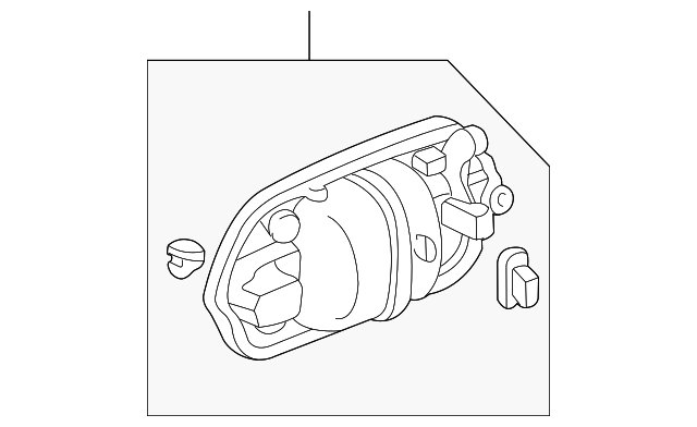 72640-S0X-A01 Деталь HANDLE ASSY., R. RR. DOOR (OUTER)