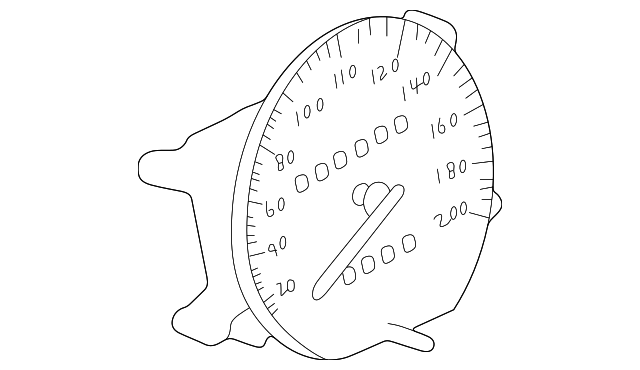 701-957-033-A Деталь SPEEDOMETER