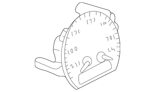 701-919-045-G Деталь TEMP/FUEL GAUGE