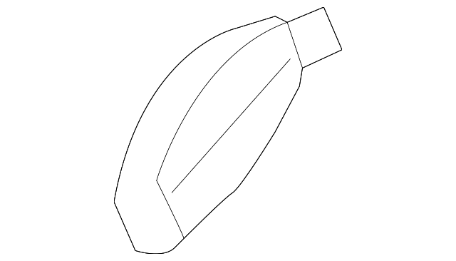 51-43-2-753-021 Деталь REAR PILLAR TRIM CAP, LEFT