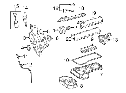 SL65 AMG ENGINE PARTS