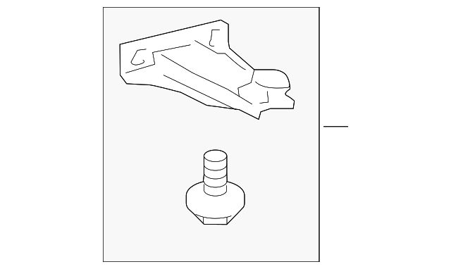 68310-08020 ROLLER & BRACKET, LEFT