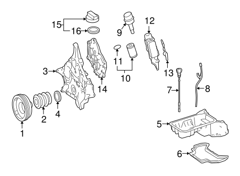 E550 ENGINE PARTS 2