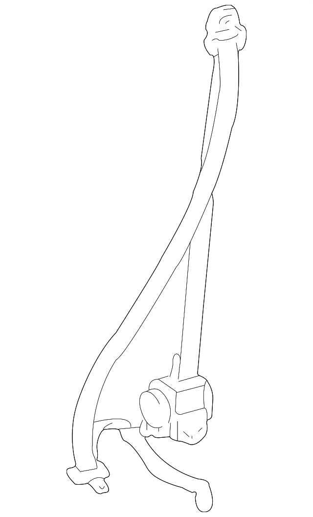 73220-06110-B0 BELT & RETRACTOR, LEFT