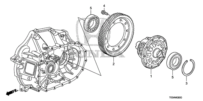 ACCORD COUPE MT DIFFERENTIAL (L4)