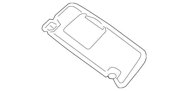 85202-1F090LX Деталь SUNVISOR, LEFT