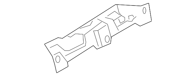 85434-1F000 Деталь MOUNT PLATE REAR BRACKET, LEFT