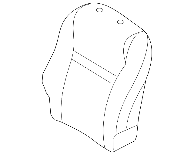 71073-02Q40-B1 Деталь SEAT BACK COVER, RIGHT