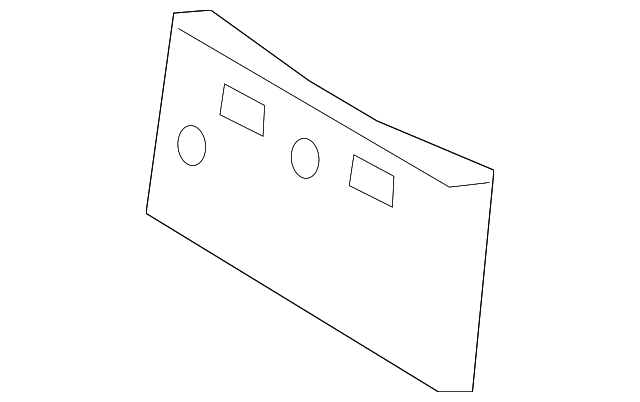 19317416 Деталь LICENSE BRACKET