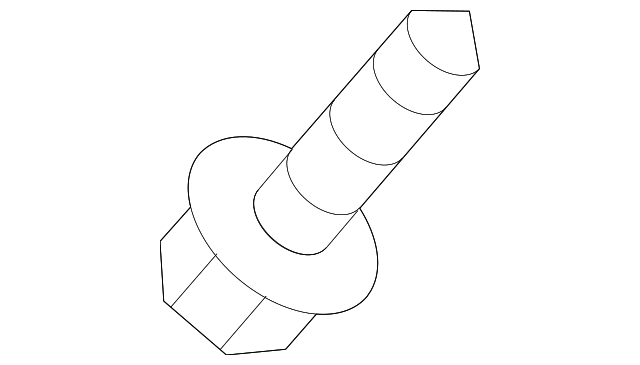 19317057 Деталь SIDE BRACKET SCREW, LEFT