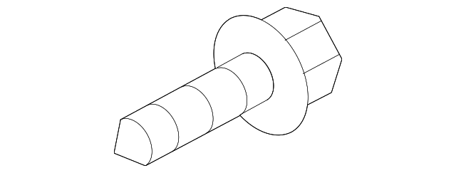 19316377 Деталь BUMPER COVER BOLT