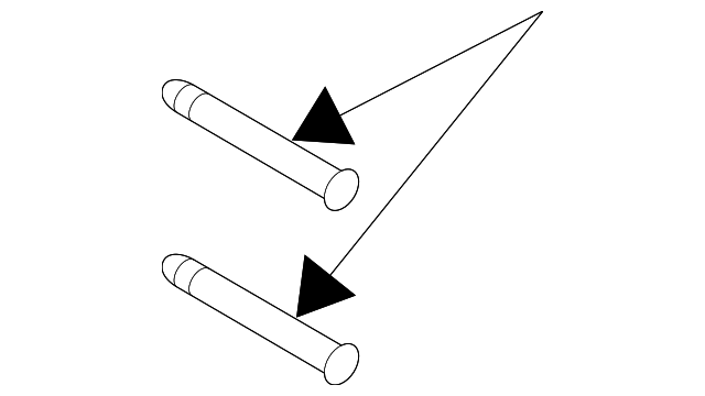 MB462-33696 Деталь PIN, LEFT