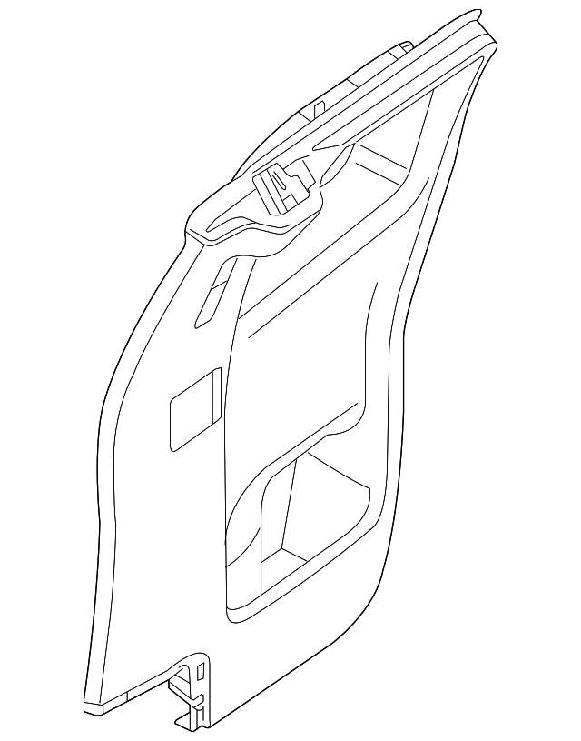 8374082Z71 Деталь DOOR TRIM PANEL, LEFT