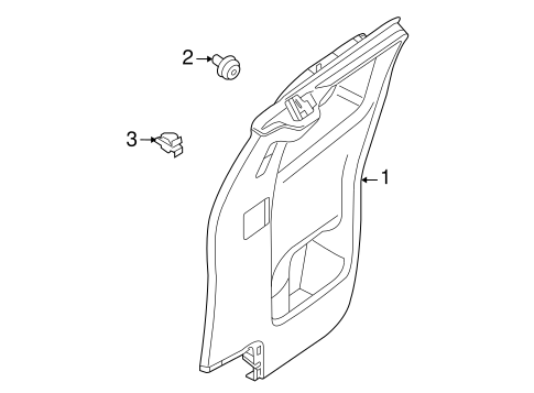 Equator INTERIOR TRIM - REAR DOOR