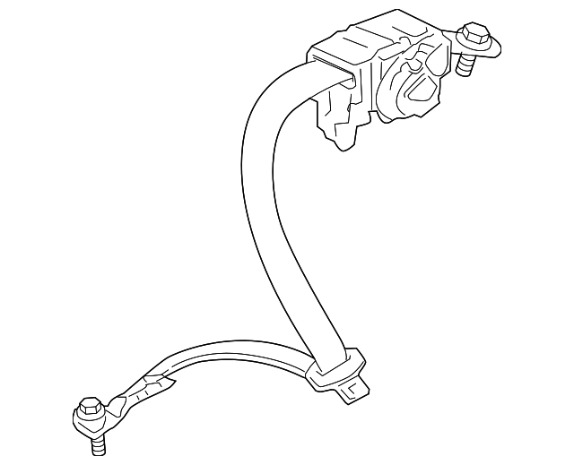 04824-SJA-A00ZB Деталь OUTER SET, R. RR. SEAT BELT *NH556L* (GR