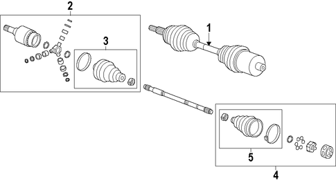Encore AXLE SHAFTS & JOINTS