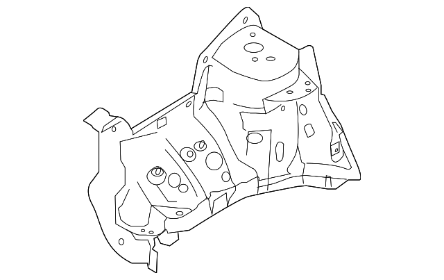 BT4Z-16054-D Деталь SHOCK TOWER, RIGHT