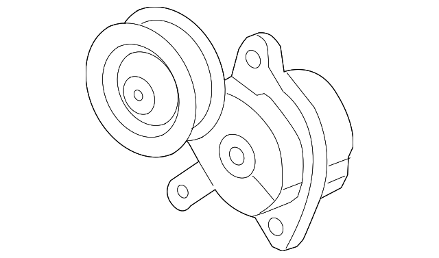 12596250 Деталь BELT TENSIONER