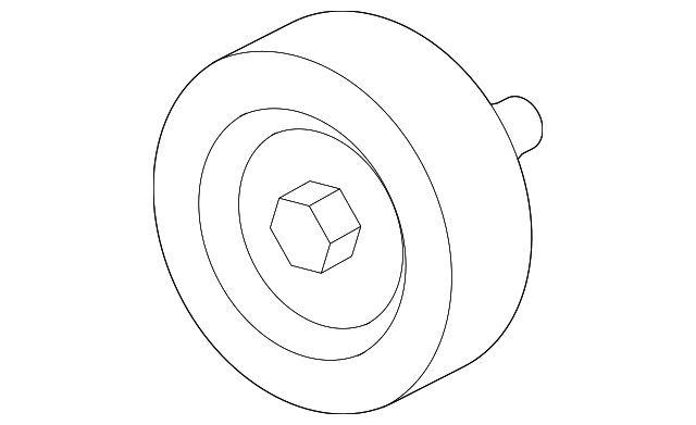 12596977 Деталь IDLER PULLEY, LEFT
