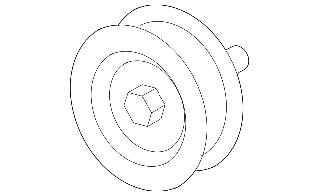 12597468 Деталь IDLER PULLEY