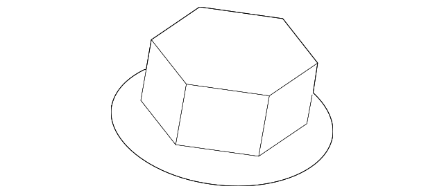 6508273AA TOP NUT, LEFT