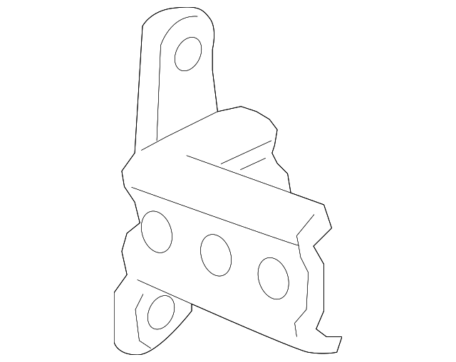 25783766 UPPER HINGE, LEFT
