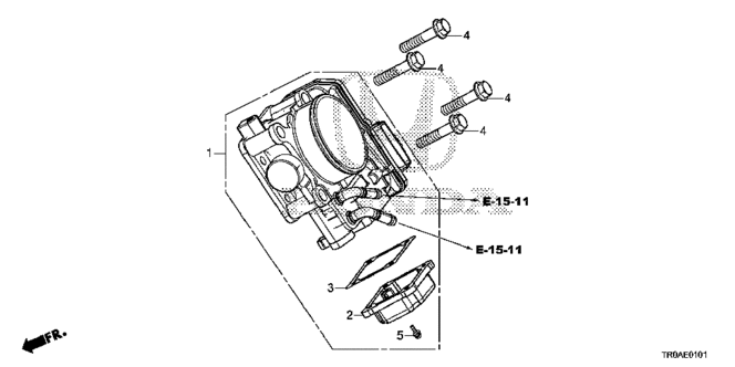 CIVIC SEDAN THROTTLE BODY (2.4L)