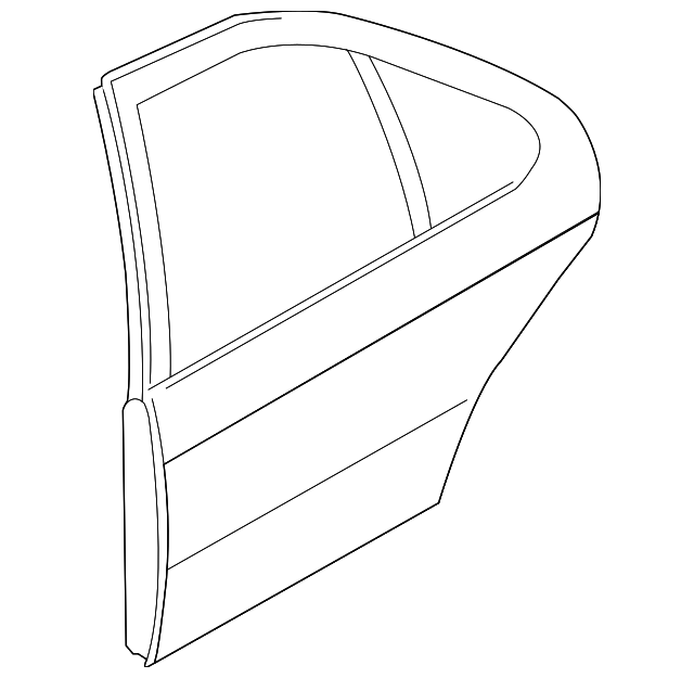 H2100-5M030 Деталь DOOR SHELL, RIGHT