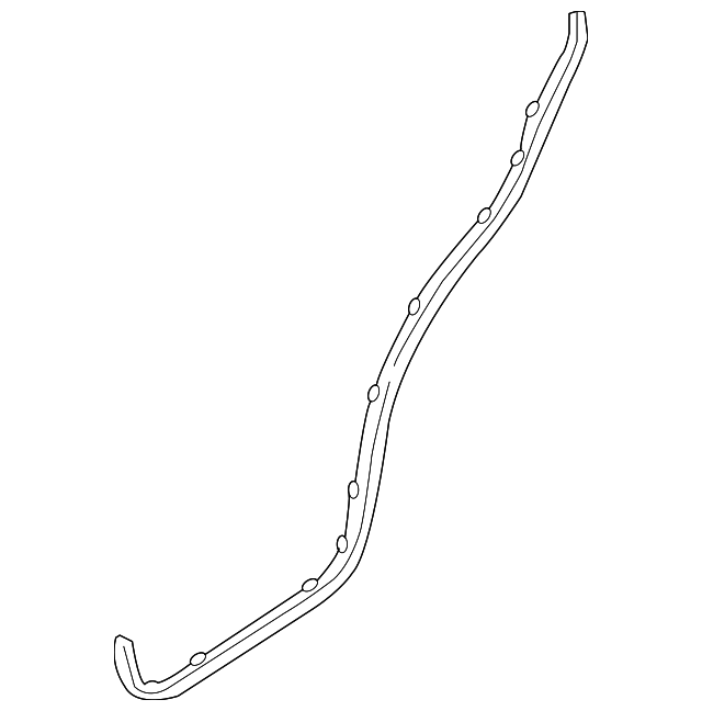82830-4Z300 Деталь DOOR W'STRIP, RIGHT