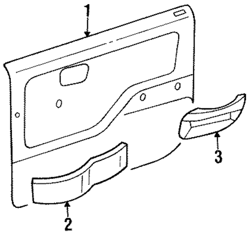 I-Mark INTERIOR TRIM - FRONT DOOR