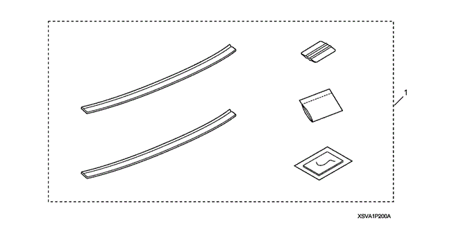 ACCESSORIES/DOOR EDGE FILM for 2011 Honda CIVIC COUPE #1