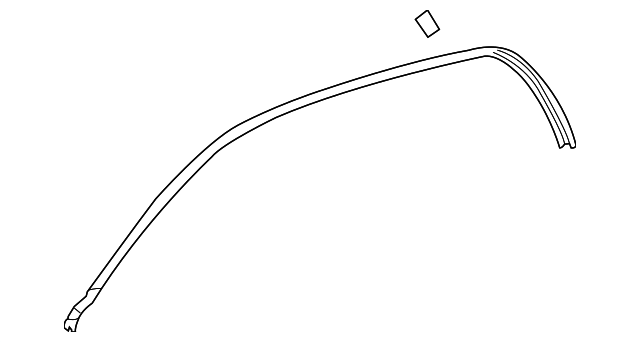 82850-3F000 Деталь DRIP MOLDING, LEFT