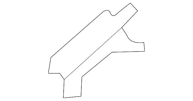 87216-3F010 Деталь ROOF MOLDING FRONT CLIP, LEFT