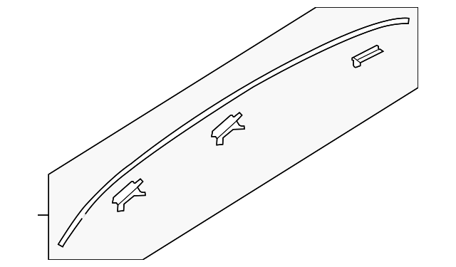 87220-3F000 Деталь ROOF MOLDING, RIGHT