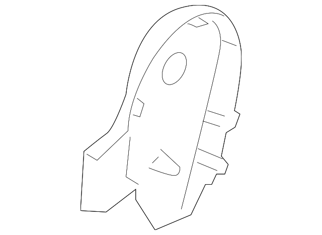 88165-1U010VA INNER COVER, LEFT